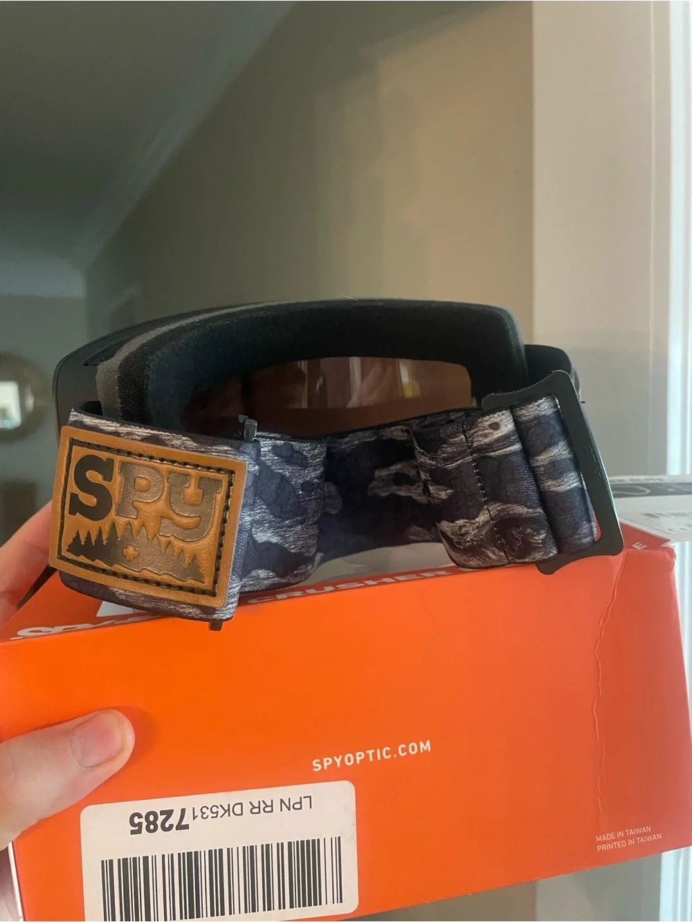 SPY Crusher Elite Snow Goggle - Matte Black-Camo Strap